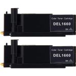 2 stück Dell 593-11040 (N51XP) schwarz toner (Ink Hero)