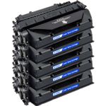 5 stück HP 80X (CF280X) schwarz XL toner (Ink Hero)