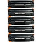 5 stück HP 83X (CF283X) schwarz XL toner (Ink Hero)