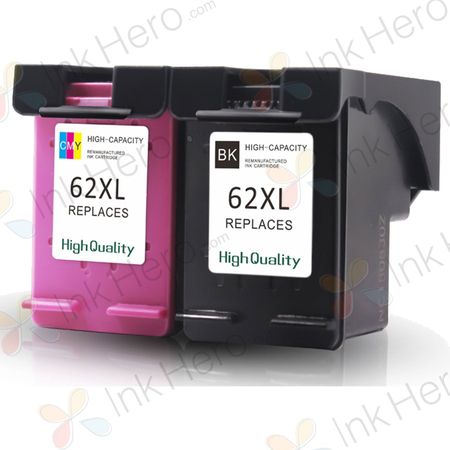 2 stück HP 62 XL tintenpatronen (Ink Hero)