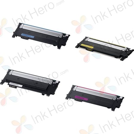 4 stück Samsung Xpress C430 / C480 (CLT-404S) toner (Ink Hero)