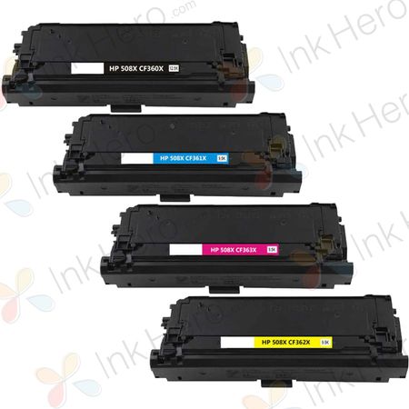 4 stück HP 508X XL toner (Ink Hero)