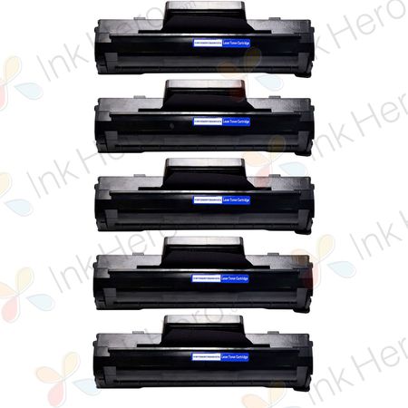 5 stück HP 106A (W1106A) schwarz toner (Ink Hero)