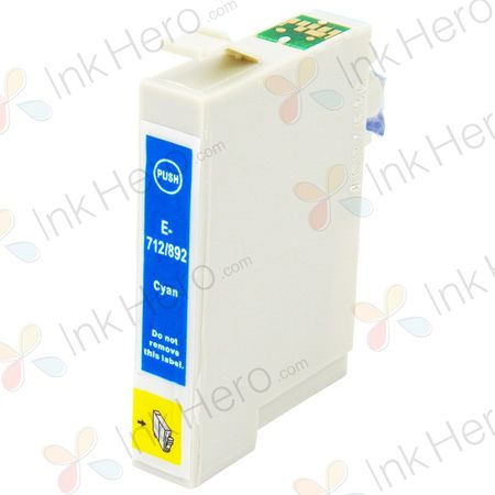 Epson T0712 cyan tintenpatrone (Ink Hero)