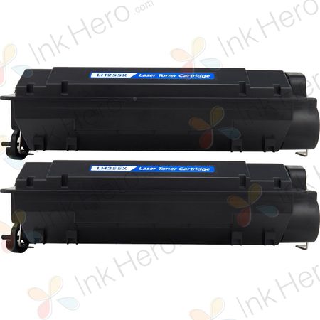 2 stück HP 55X (CE255X) schwarz XL toner (Ink Hero)