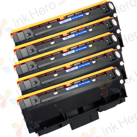 5 stück Samsung MLT-D116L schwarz XL toner (Ink Hero)