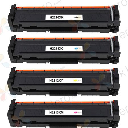 4 stück HP 207X XL toner (Ink Hero)