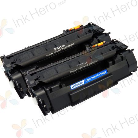 2 stück HP 49A (Q5949A) schwarz toner (Ink Hero)