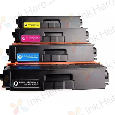 4 stück Brother TN421 toner (Ink Hero)