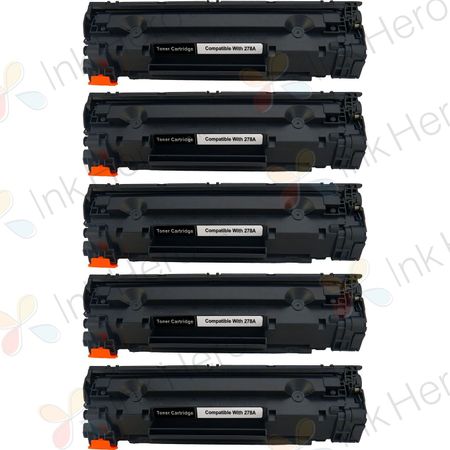 5 stück HP 78A (CE278A) schwarz toner (Ink Hero)