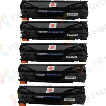 5 stück HP 35A (CB435A) schwarz toner (Ink Hero)