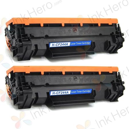 2 stück HP 44A (CF244A) schwarz toner (Ink Hero)