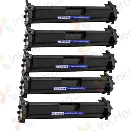 5 stück HP 94X (CF294X) schwarz XL toner (Ink Hero)