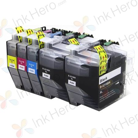 5 stück Brother LC3219 XXL tintenpatronen (Ink Hero)