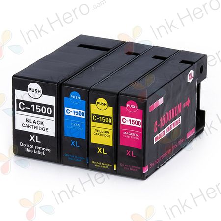 4 stück Canon PGI-1500 XL tintenpatronen (Ink Hero)