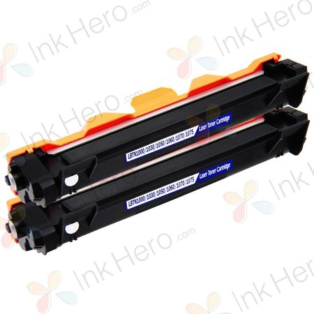 2 stück Brother TN1050 schwarz toner (Ink Hero)