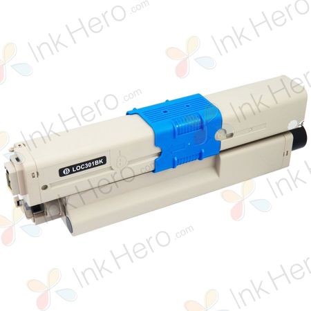 Oki 44973536 C301 / C321 schwarz toner (Ink Hero)