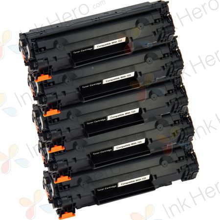 5 stück Canon 725 schwarz toner (Ink Hero)