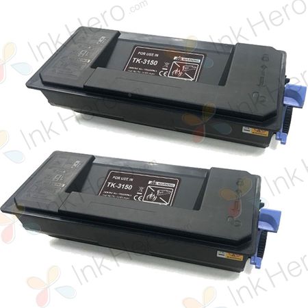 2 stück Kyocera TK-3150 schwarz toner (Ink Hero)